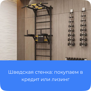 Шведская стенка: покупаем в кредит или лизинг
